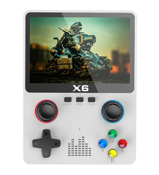 X6 Handheld Game Console HD Dual Joystick, Retro Portable PSP-Style Emulator