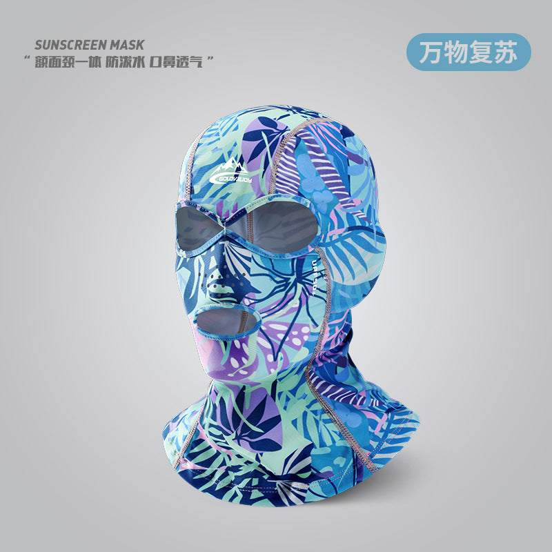 Summer UV Protection Outdoor Face Mask for Water Sports