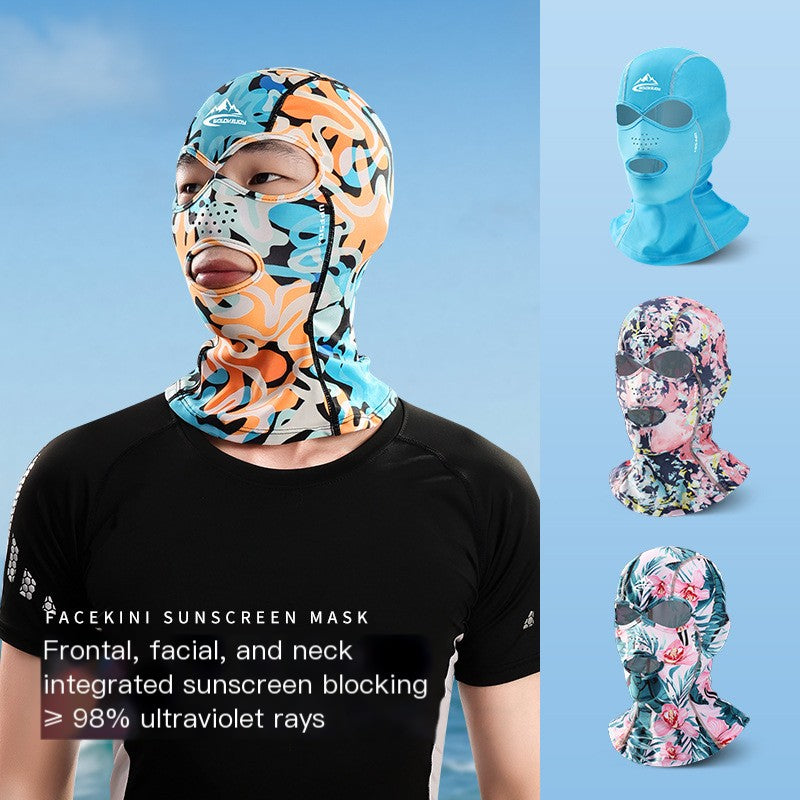 Summer UV Protection Outdoor Face Mask for Water Sports